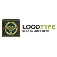 Car Steering Wheel Logo PNG Vector