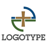 Church Cross Logo PNG Vector