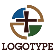 Church Cross Logo PNG Vector