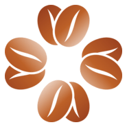 Coffee Seed Food Logo PNG Vector