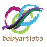 Colorful Brush Paint Art Logo PNG Vector