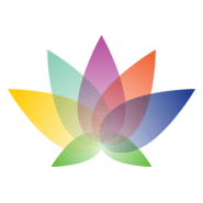 Colorful Lotus Logo PNG Vector