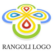 Colorful Rangoli Entertainment Logo PNG Vector