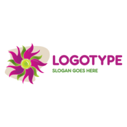 Creative Flower Logo PNG Vector