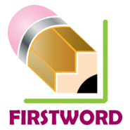 Cute First Word Education Logo PNG Vector
