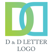 D D Letter Logo PNG Vector
