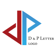 D P Letter Alphabet Logo PNG Vector