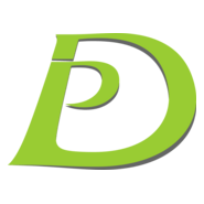 D P Letter Logo PNG Vector