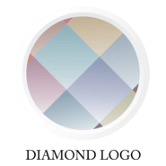 Diamond Design Logo PNG Vector