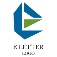 E Arrow Letter Logo PNG Vector