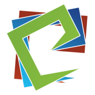 E Colour Letter Logo PNG Vector