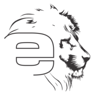 E Lion Logo PNG Vector