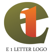 E1 Letter Logo PNG Vector