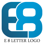 E8 Letter Logo PNG Vector
