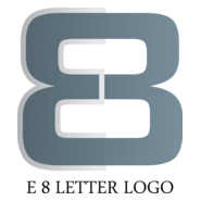 E8 Letter Logo PNG Vector