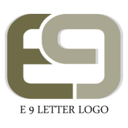 E9 Letter Logo PNG Vector