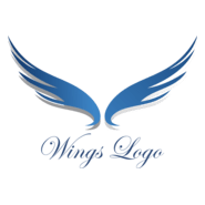 Eagle Wings Art Logo PNG Vector