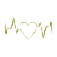 Ecg Heart Logo PNG Vector