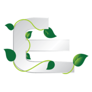Eco Letter Logo PNG Vector