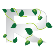 Eco Letter R Logo PNG Vector
