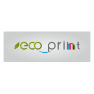 Eco Print Logo PNG Vector