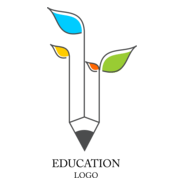 Education Leaf School Logo PNG Vector