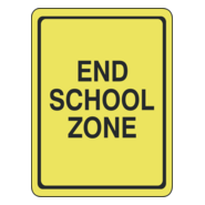 End school zone Logo PNG Vector