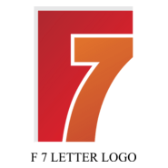 F7 Letter Logo PNG Vector