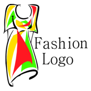 Fashion Dress Colorful Logo PNG Vector