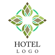 Fashion Hotel Floral Logo PNG Vector