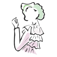 Fashion Morden Lady Logo PNG Vector