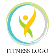 Fitness Design Logo PNG Vector