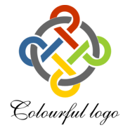 Floral Art Logo PNG Vector