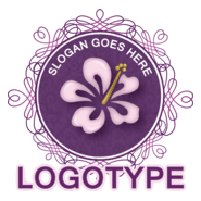 Floral Beauty Logo PNG Vector