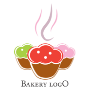 Food Cake Logo PNG Vector