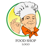 Food Hotel Restaurant Cheif Logo PNG Vector