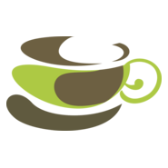 Food Modern Coffee Cup Logo PNG Vector