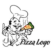 Food Pizza Chief Logo PNG Vector