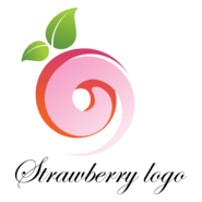 Food Strawberry Fruits Logo PNG Vector