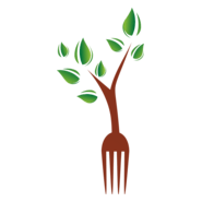 Fork Tree Food Logo PNG Vector