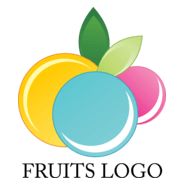 Fruits Design Logo PNG Vector