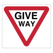 Give way Logo PNG Vector