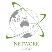 Globel Earth Network Logo PNG Vector