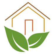 Green Leaf House Logo PNG Vector
