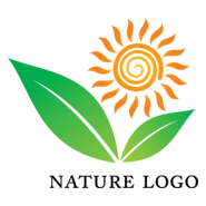 Green Leaf Logo PNG Vector