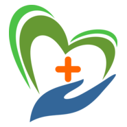 Hand Heart Logo PNG Vector