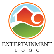 House Building Heart Logo PNG Vector