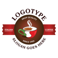 Italian Coffee Logo PNG Vector