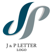 J P Letter Logo PNG Vector