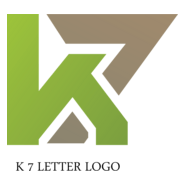 K7 Letter Logo PNG Vector